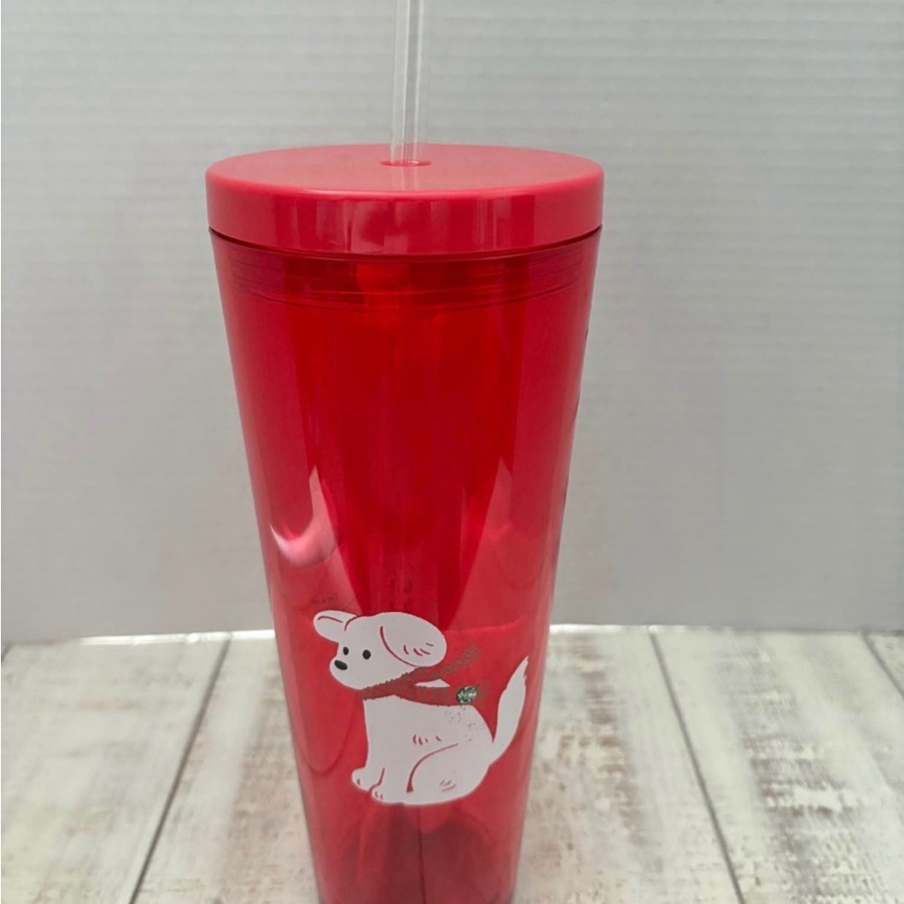 Starbucks 2025 Red Puppy Tumbler Limited Edition